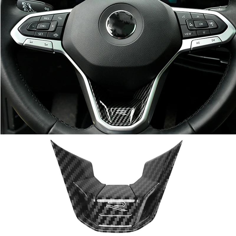 

Автомобильное рулевое колесо, новая эмблема R, эмблема с логотипом, эмблема для Golf 8 MK8, аксессуары 2020 2021