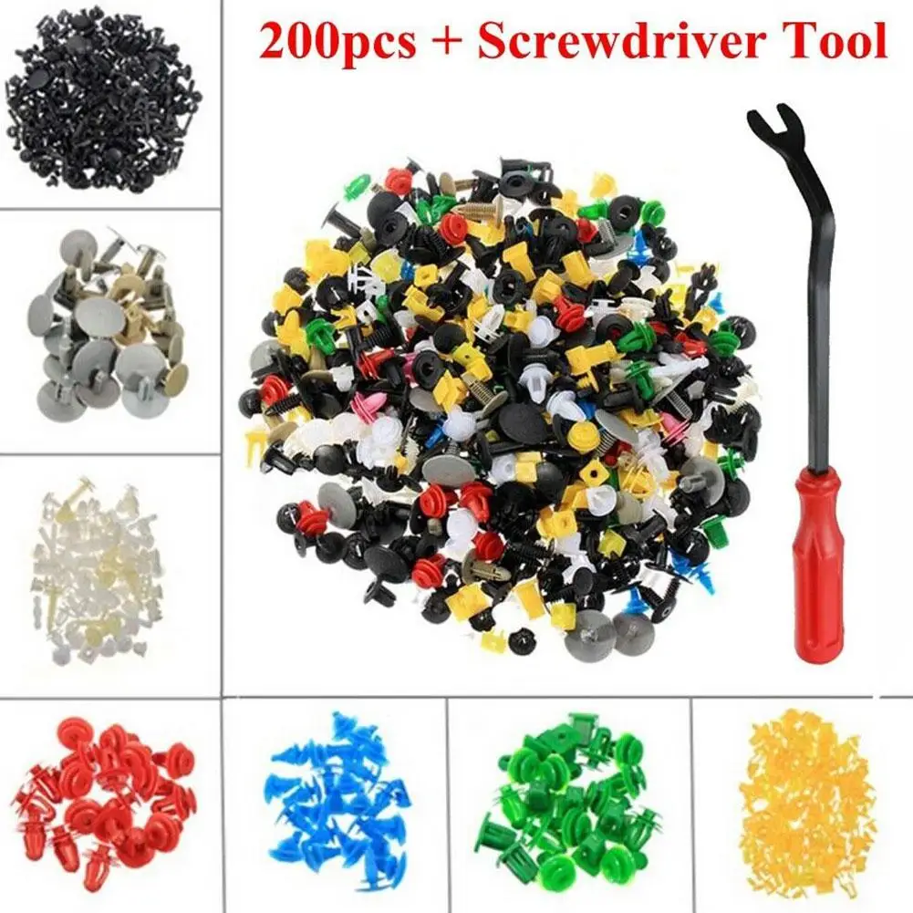 Door Trim Panel Clip 200pcs Mixed Push Pin Bumper Rivet Retainer Fastener Assortment Clip Kit Door Trim Panel A0W8
Door Trim Panel Clip 200pcs Mixed Push Pin Bumper Rivet Retainer Fastener Assortment Clip Kit Door Trim Panel A0W8