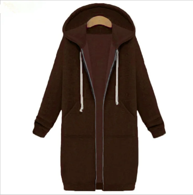 jacket women Casual Thicken Long Zip Up Hoodies Sweatshirt Coat Outerwear Hooded Jacket Pockets Big Size Tops Autumn Winter 2020
jacket women Casual Thicken Long Zip Up Hoodies Sweatshirt Coat Outerwear Hooded Jacket Pockets Big Size Tops Autumn Winter 2020