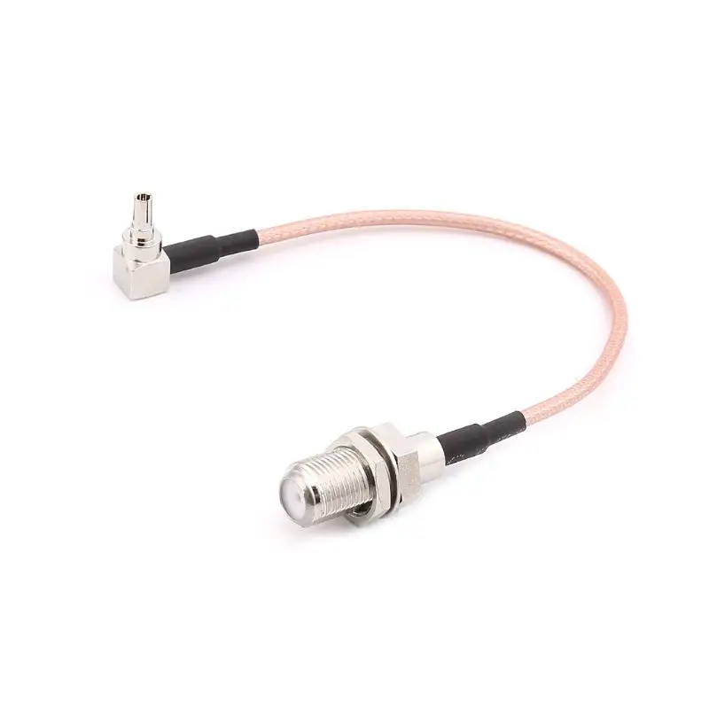 F Type Female Jack To CRC9 Male Right Angle RG316 Pigtail Cable 15cm for huawei Modem 652A
F Type Female Jack To CRC9 Male Right Angle RG316 Pigtail Cable 15cm for huawei Modem 652A