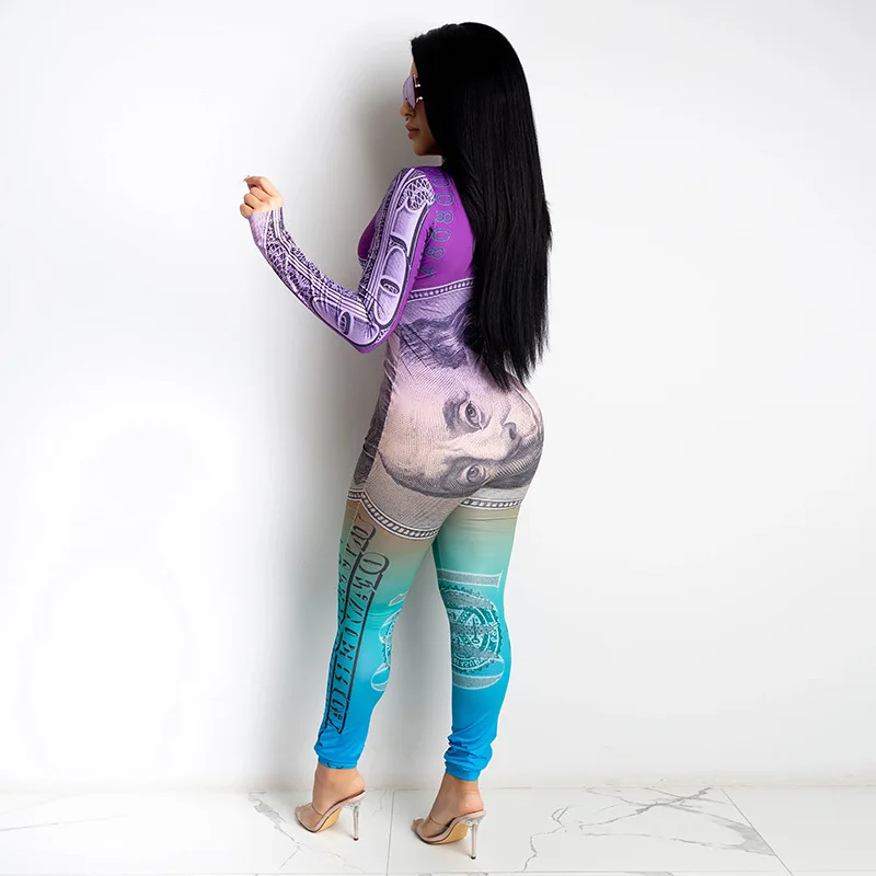 BIIKPIIK Fashion Print Elegant Jumpsuits Women Clothing Long Sleeve Autumn Workout Overalls Casual Sportwear One Piece Romper
BIIKPIIK Fashion Print Elegant Jumpsuits Women Clothing Long Sleeve Autumn Workout Overalls Casual Sportwear One Piece Romper