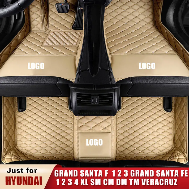 Автомобильные коврики для Hyundai GRAND SANTA F 1 2 3 Grand Santa Fe 4 xL SM см DM TM Veracruz 5 7 мест SUV