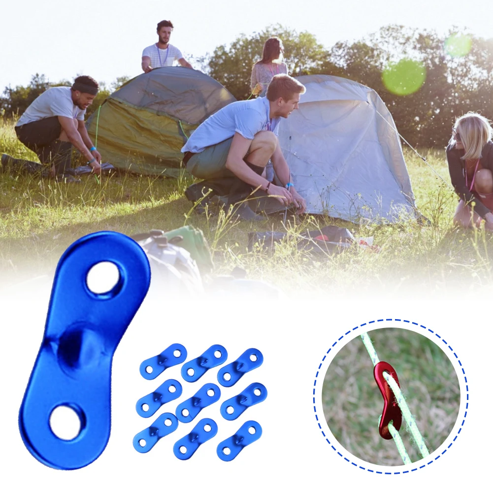 10pcs/set Outdoor Camping Tent Parachute Cord Rope Buckle Aluminum Alloy Cord Buckle Tensioners Fastener Travel Kit Tools
10pcs/set Outdoor Camping Tent Parachute Cord Rope Buckle Aluminum Alloy Cord Buckle Tensioners Fastener Travel Kit Tools
