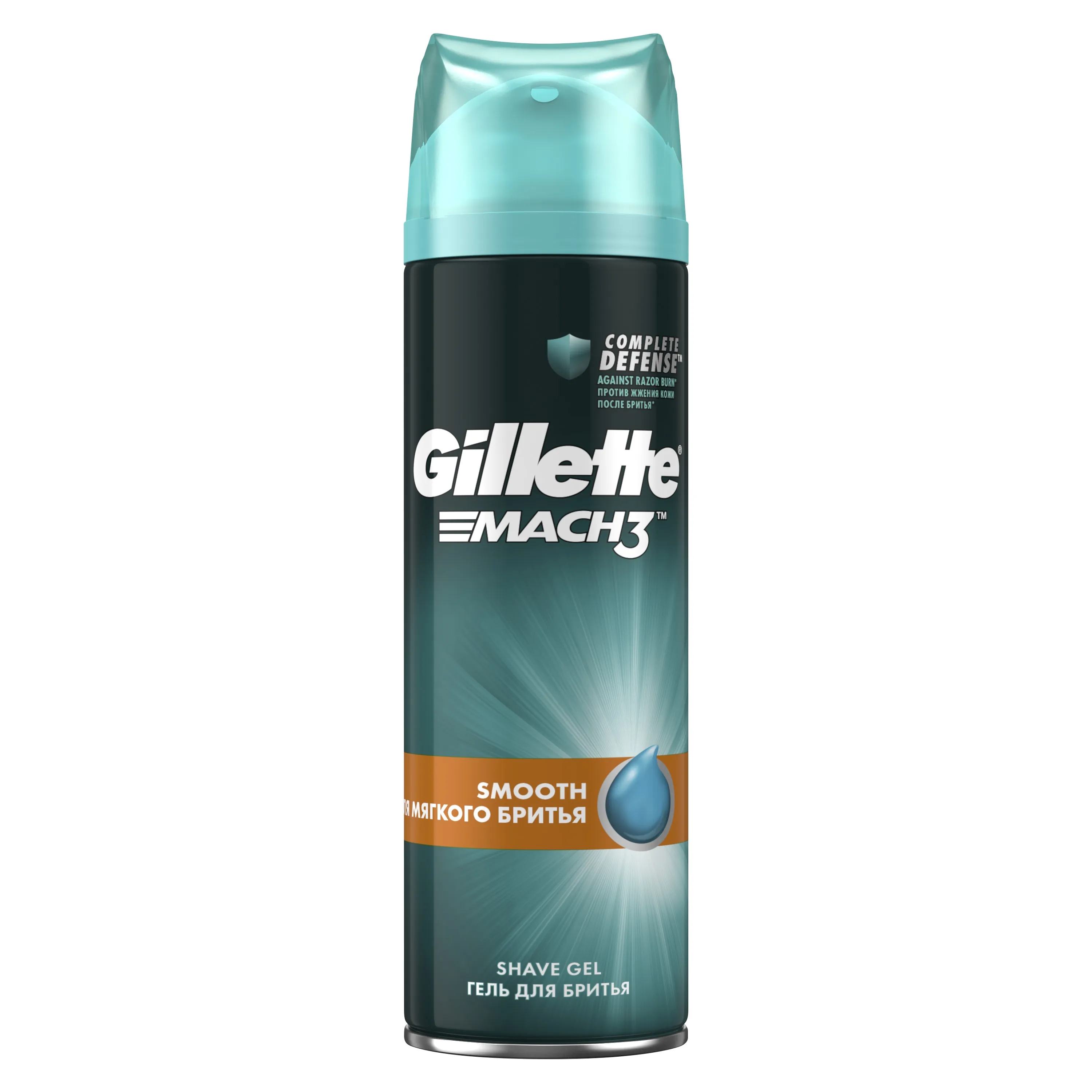 Гель Gillette Mach3 Для Мягкого Бритья 200 Мл | Красота и здоровье