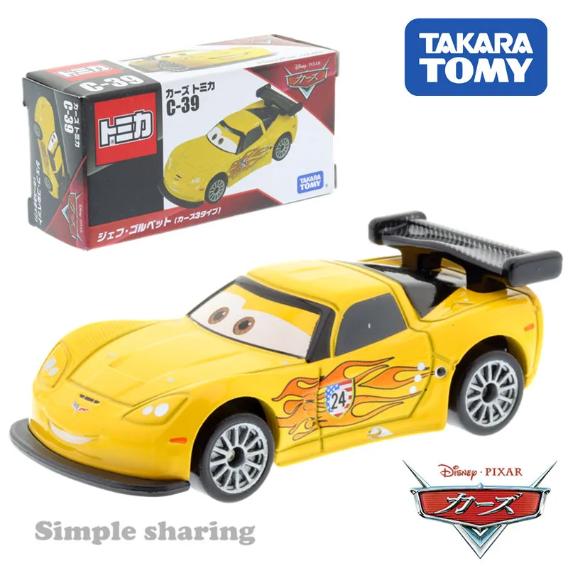 Takara Tomy Tomica C-39 Disney Cars Jeff Gorvette (тачки 3 типа), Детская модель металлической модели
Takara Tomy Tomica C-39 Disney Cars Jeff Gorvette (тачки 3 типа), Детская модель металлической модели
