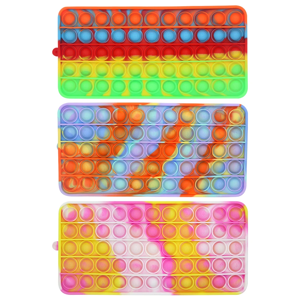 Silicone Pencilcase Push Bubble Autism Needs Toys Sensory Squeezing Storage Bags School Stationery Pen Case Kids Puzzle Gifts
Silicone Pencilcase Push Bubble Autism Needs Toys Sensory Squeezing Storage Bags School Stationery Pen Case Kids Puzzle Gifts