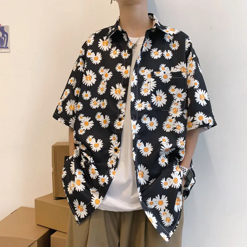 Summer Floral Shirts Men's Fashion Printed Casual Shirts Men Streetwear Loose Short-sleeved Shirts Mens Hawaiian Shirts M-2XL
Summer Floral Shirts Men's Fashion Printed Casual Shirts Men Streetwear Loose Short-sleeved Shirts Mens Hawaiian Shirts M-2XL