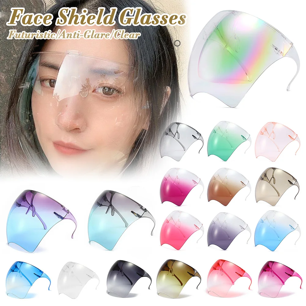 1Pcs Clear Full Face Shield Unisex Oversize Shield Visor Sunglasses Plastic Lightweight Sun Glasses for Men and Women Dropship
1Pcs Clear Full Face Shield Unisex Oversize Shield Visor Sunglasses Plastic Lightweight Sun Glasses for Men and Women Dropship