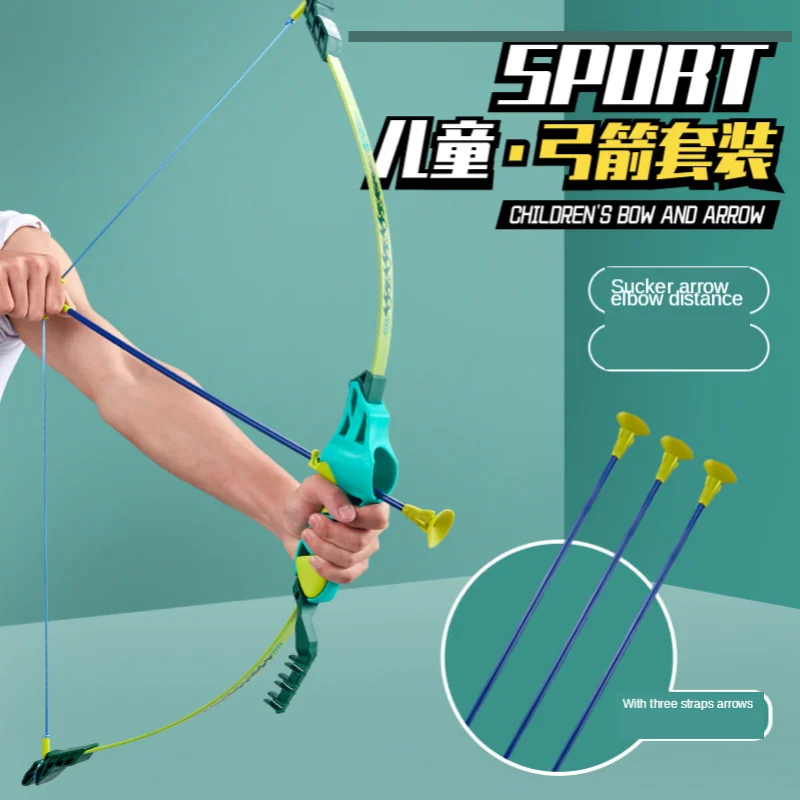 Kids Archery Set with 3 Suction Cup Arrows Archery Toy Bow and Arrows arco e flecha For Kid Children practice
Kids Archery Set with 3 Suction Cup Arrows Archery Toy Bow and Arrows arco e flecha For Kid Children practice