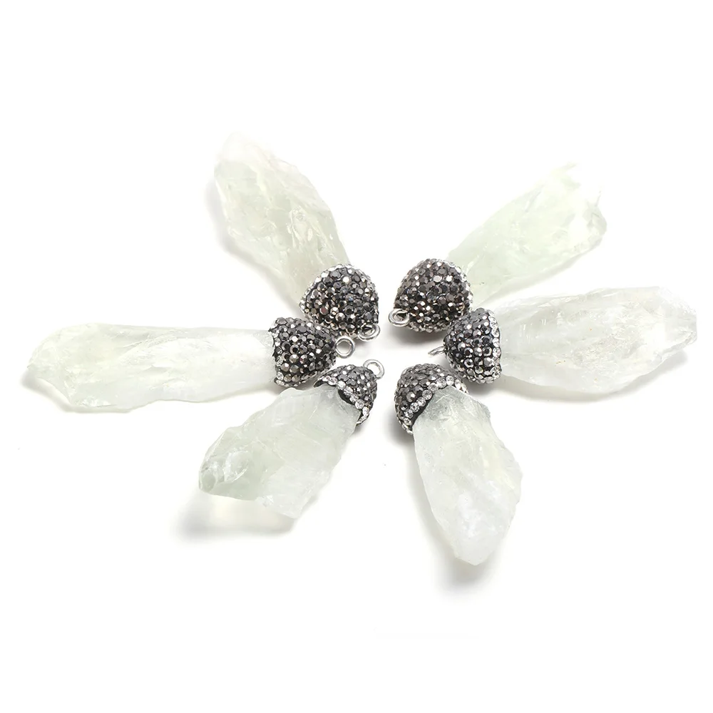 1pcs Natural Stone Crystal Agates Clear Quartz Pendants for Jewelry Making Necklace Earring Women Gift Size 10x30-15x40mm
1pcs Natural Stone Crystal Agates Clear Quartz Pendants for Jewelry Making Necklace Earring Women Gift Size 10x30-15x40mm