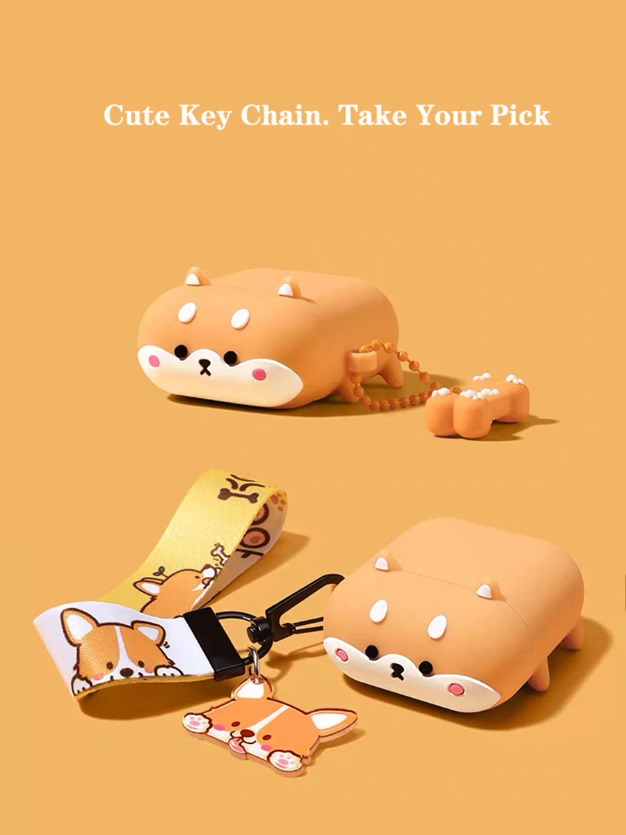 Cartoon Case Corgi Dog For Airpods 1 2 Case Silicone Earphone Bluetooth Wireless Protective Cove For AirPods Pro 3 Shell Comfort
Cartoon Case Corgi Dog For Airpods 1 2 Case Silicone Earphone Bluetooth Wireless Protective Cove For AirPods Pro 3 Shell Comfort