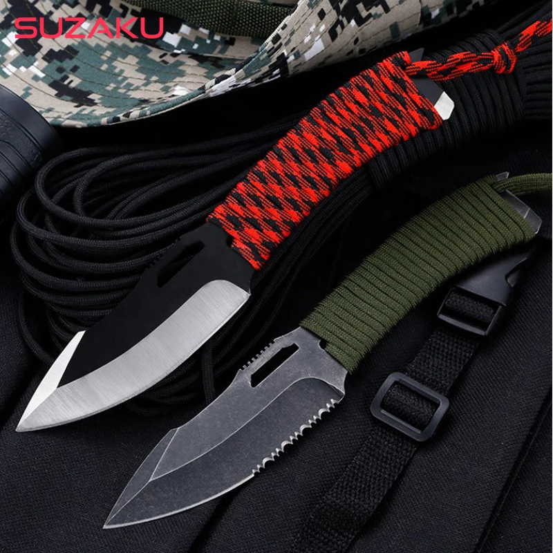 8.2'' New Tactical Survival Knives Hunting Camping Knife Multi High Hardness 3Cr13 Survival Outdoor Camping Knives +Nylon Sheath
8.2'' New Tactical Survival Knives Hunting Camping Knife Multi High Hardness 3Cr13 Survival Outdoor Camping Knives +Nylon Sheath