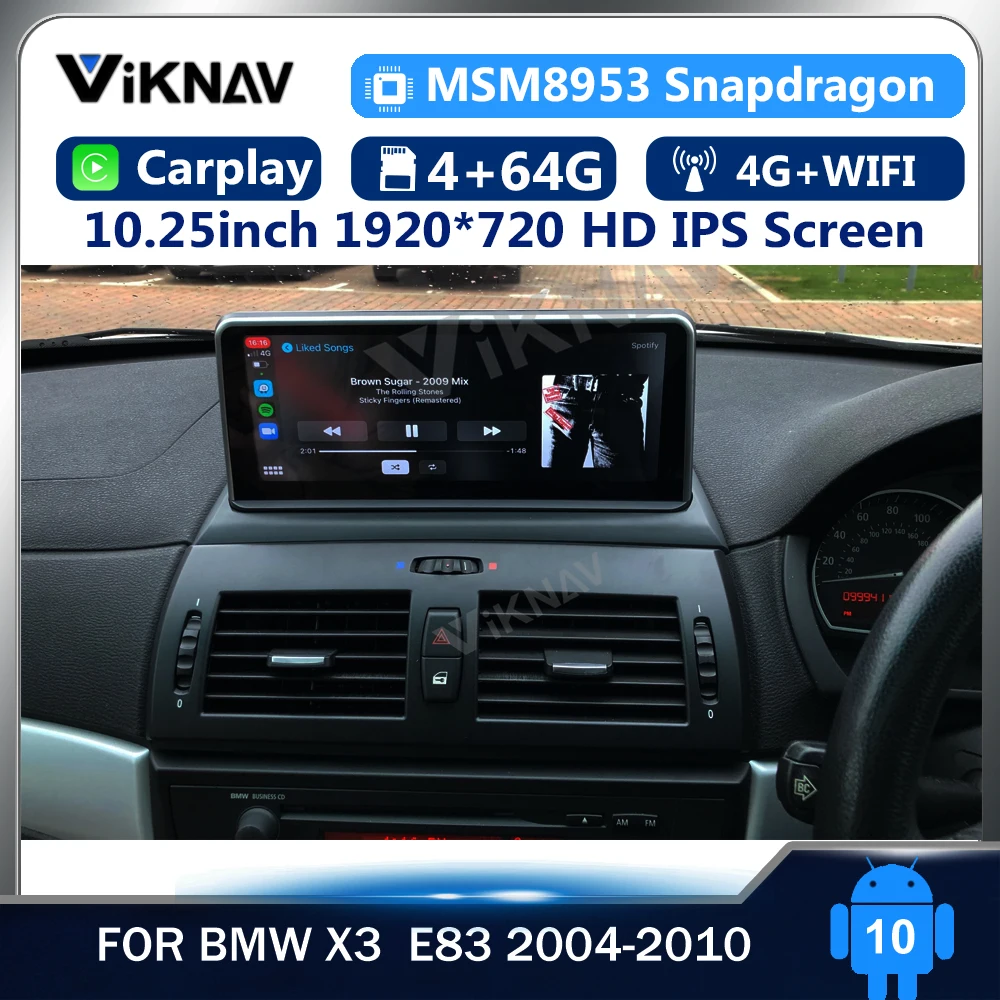 Автомагнитола на Android 10,0, DVD, мультимедийный плеер для BMW X3, E83, 2004-2010, GPS-навигация, Автомагнитола для Carplay
Автомагнитола на Android 10,0, DVD, мультимедийный плеер для BMW X3, E83, 2004-2010, GPS-навигация, Автомагнитола для Carplay