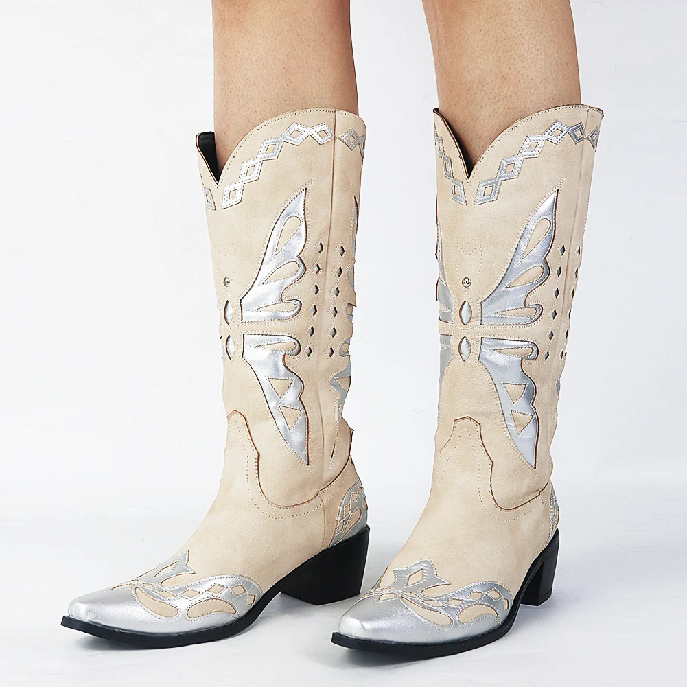SARAIRIS Fashion Embroider mid-calf Square Heel Women Shoes Big Size 43 Comfy Comcise Modern Western Boots
SARAIRIS Fashion Embroider mid-calf Square Heel Women Shoes Big Size 43 Comfy Comcise Modern Western Boots