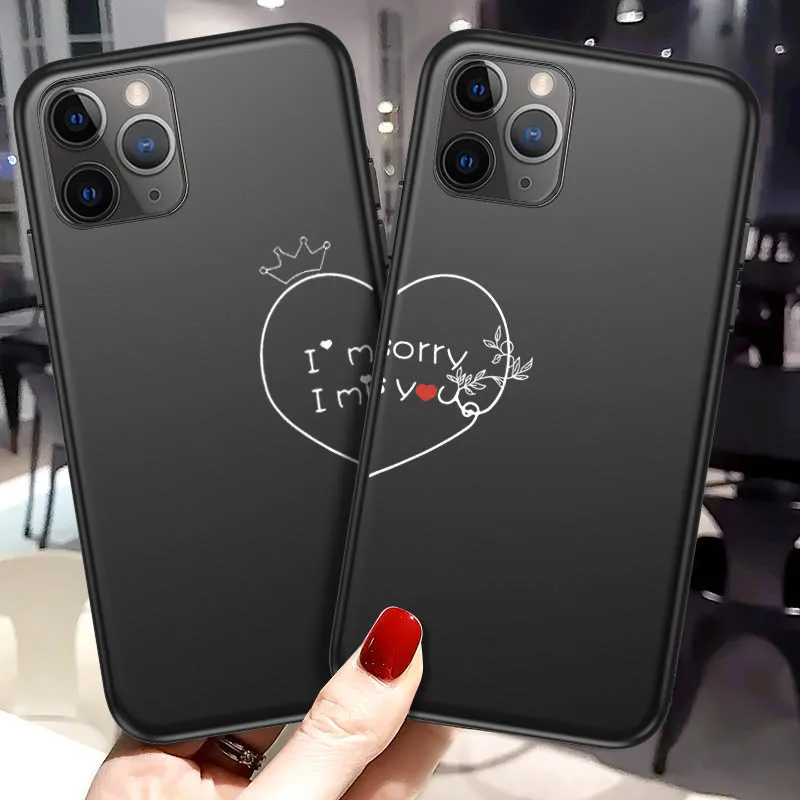 Lovebay Couples Love Heart Simple Phone Case For iPhone 11 Pro Max X XS XR Xs Max 6 6s 7 8 Plus Soft TPU Silicone Back Cover
Lovebay Couples Love Heart Simple Phone Case For iPhone 11 Pro Max X XS XR Xs Max 6 6s 7 8 Plus Soft TPU Silicone Back Cover