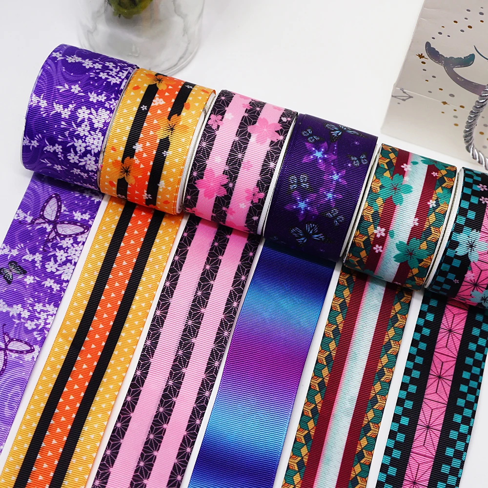 50 Yards Japanese Anime Characters Double Side Printed Grosgrain Satin Ribbon 48783
50 Yards Japanese Anime Characters Double Side Printed Grosgrain Satin Ribbon 48783