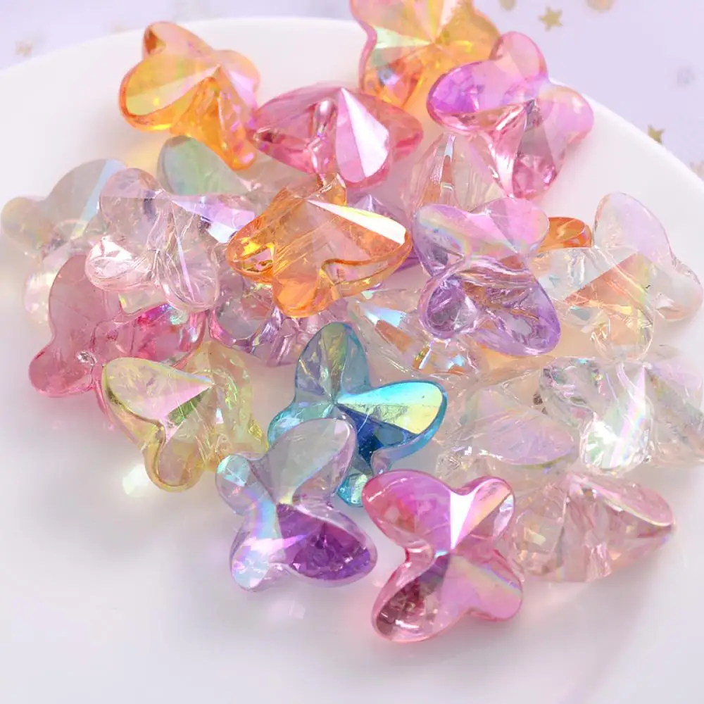 10Pcs/Pack Colorful Transparent AB Butterfly Shape Acrylic Beads Loose Spacer Beads For Jewelry Making DIY Bracelet Accessories
10Pcs/Pack Colorful Transparent AB Butterfly Shape Acrylic Beads Loose Spacer Beads For Jewelry Making DIY Bracelet Accessories