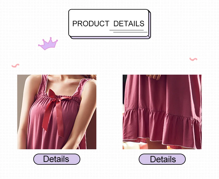 Autumn short-sleeved female sleeping skirt woven cotton pyjamas patchwork fashion halter skirt home wear women thin
Autumn short-sleeved female sleeping skirt woven cotton pyjamas patchwork fashion halter skirt home wear women thin