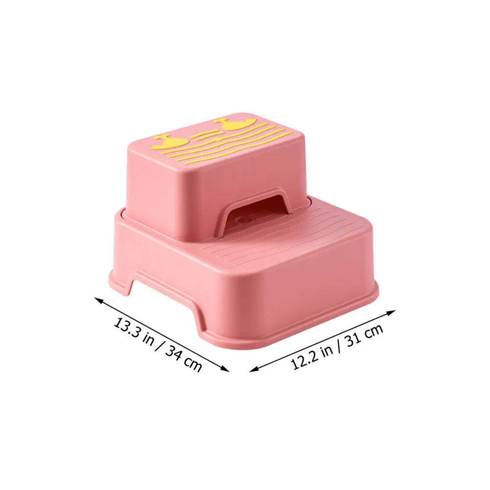 1 Set Bathroom Kids Washing Footstool Anti-skid Step Stool Kids Standing Stool 
1 Set Bathroom Kids Washing Footstool Anti-skid Step Stool Kids Standing Stool