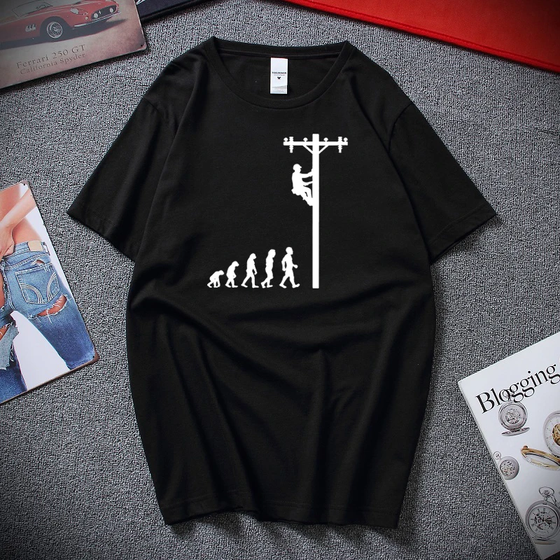 Evolution Of Lineman T-Shirt Funny Birthday Gift For Electrician Men Dad Papa Father Husband Short Sleeve O Neck Cotton T Shirt
Evolution Of Lineman T-Shirt Funny Birthday Gift For Electrician Men Dad Papa Father Husband Short Sleeve O Neck Cotton T Shirt
