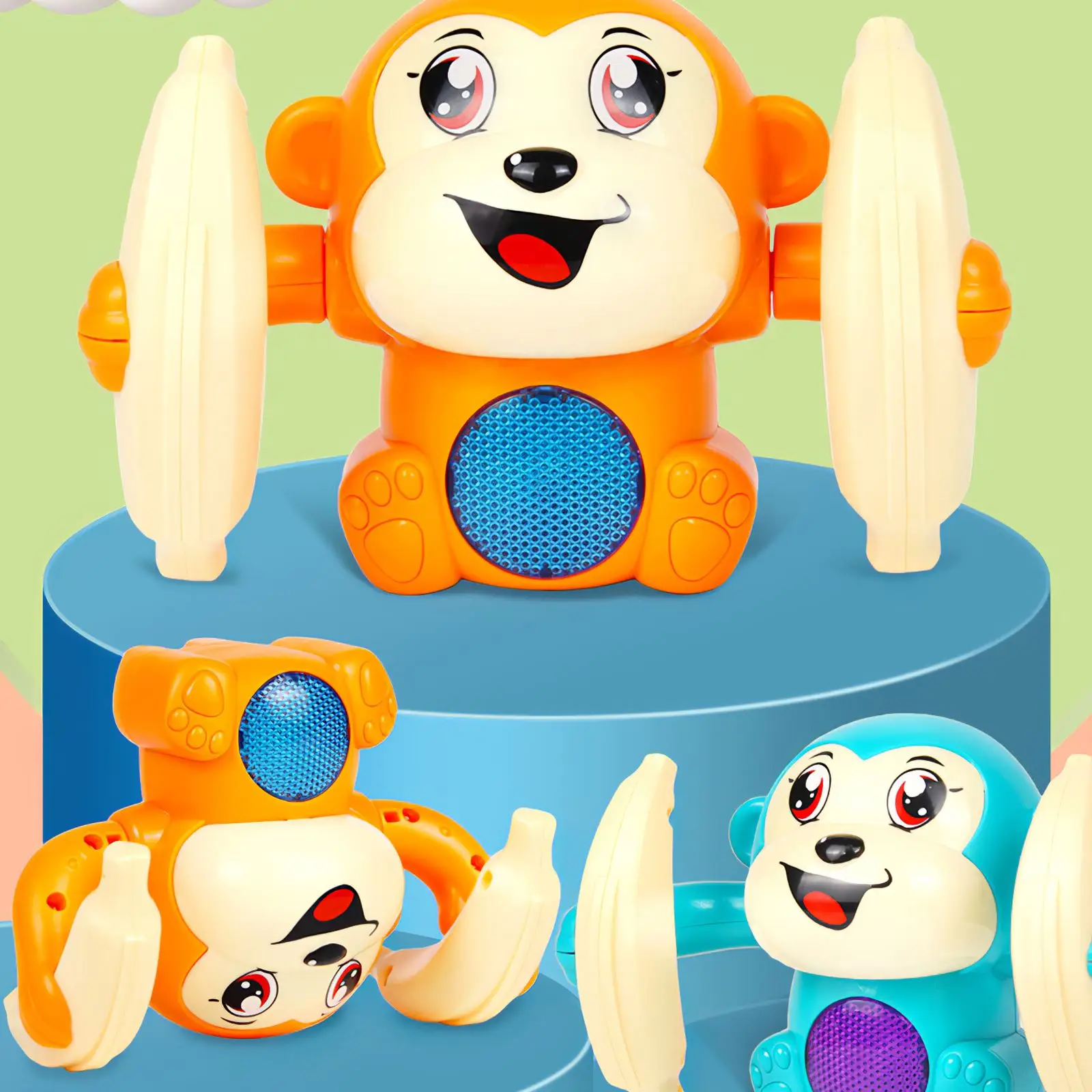 Baby Toys Electric Tumbling Monkey Light Music Puzzle Sound Tipping Monkey Kids Toys Early Educational Toys For Children Gifts
Baby Toys Electric Tumbling Monkey Light Music Puzzle Sound Tipping Monkey Kids Toys Early Educational Toys For Children Gifts