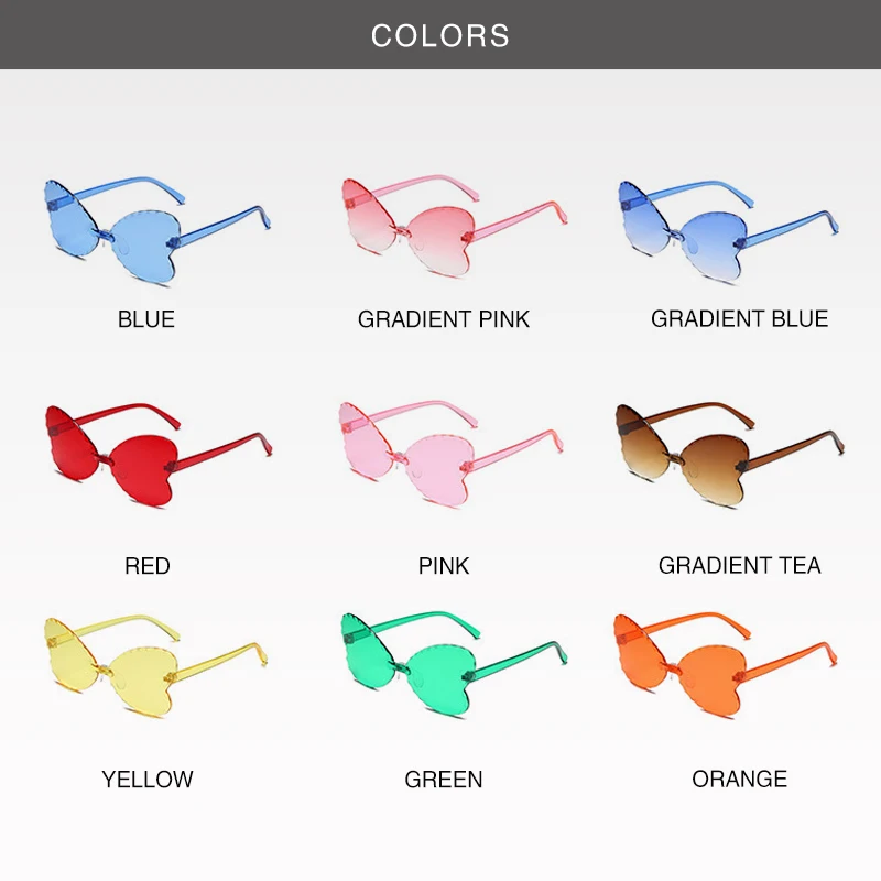 Fashion Shades UV400 Vintage Glasses Kids Lovely Butterfly Rimless Sunglasses Girls Children Oculos Masculino Sunglasses Women
Fashion Shades UV400 Vintage Glasses Kids Lovely Butterfly Rimless Sunglasses Girls Children Oculos Masculino Sunglasses Women