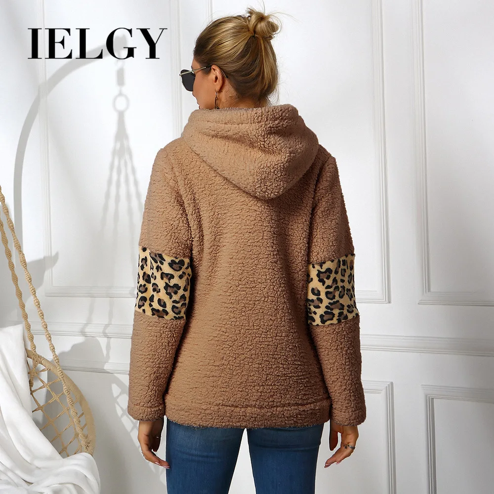 IELGY Leopard Women's Fashion Comfortable Double-sided Velvet Panel Long Sleeve Pocket Wild Top
IELGY Leopard Women's Fashion Comfortable Double-sided Velvet Panel Long Sleeve Pocket Wild Top