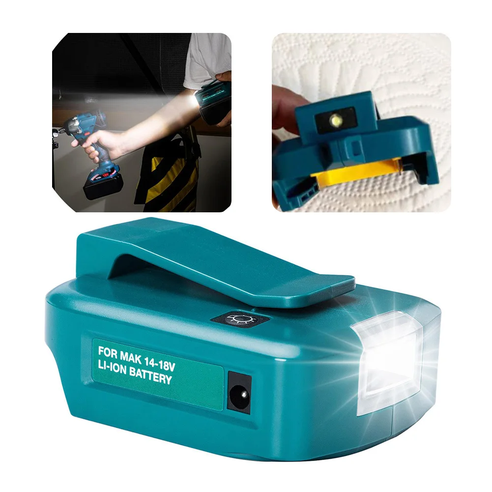 Fast Charging ADP05 Power Source Charger 14.4V /18V Dual USB Ports Converter Adapter With LED Light Compatible With Makita
Fast Charging ADP05 Power Source Charger 14.4V /18V Dual USB Ports Converter Adapter With LED Light Compatible With Makita