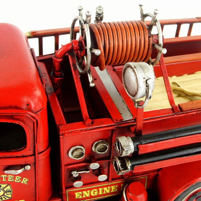 Retro Metal Craft Ornaments Vintage Antique Classical Fire Truck Model Retro Vintage Wrought Handmade Metal Crafts
Retro Metal Craft Ornaments Vintage Antique Classical Fire Truck Model Retro Vintage Wrought Handmade Metal Crafts