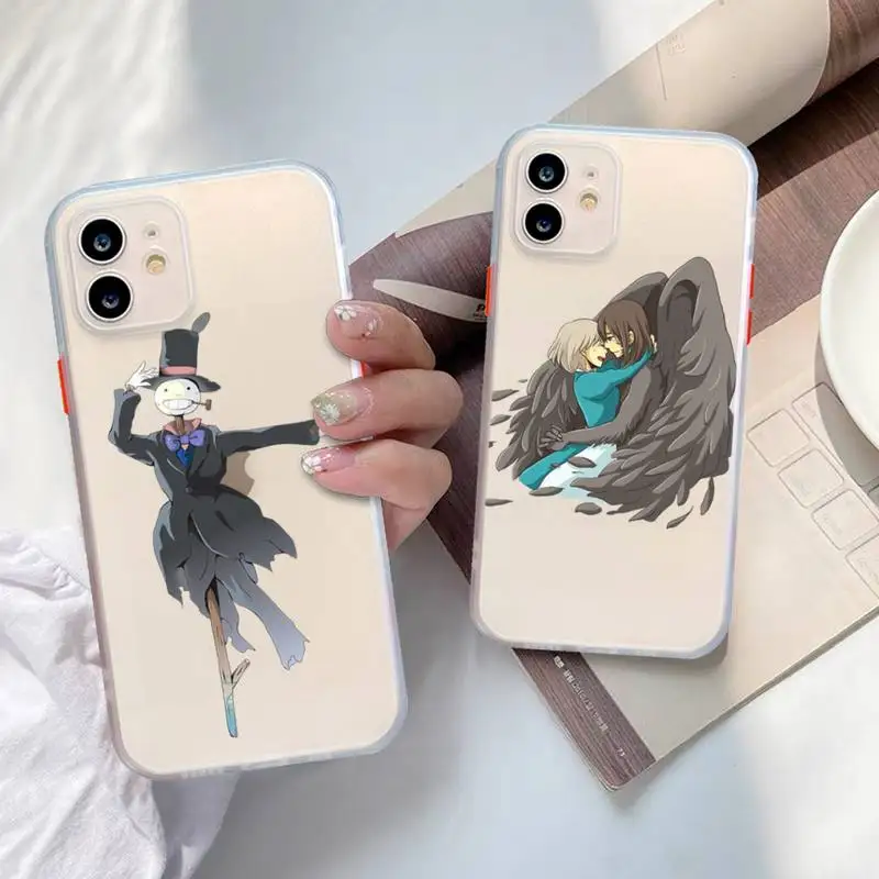 Howl's Moving Castle Phone Case For iphone 12 mini 11 Pro Max X XS Max XR 7 8 Plus Translucent Matte Shockproof Case
Howl's Moving Castle Phone Case For iphone 12 mini 11 Pro Max X XS Max XR 7 8 Plus Translucent Matte Shockproof Case