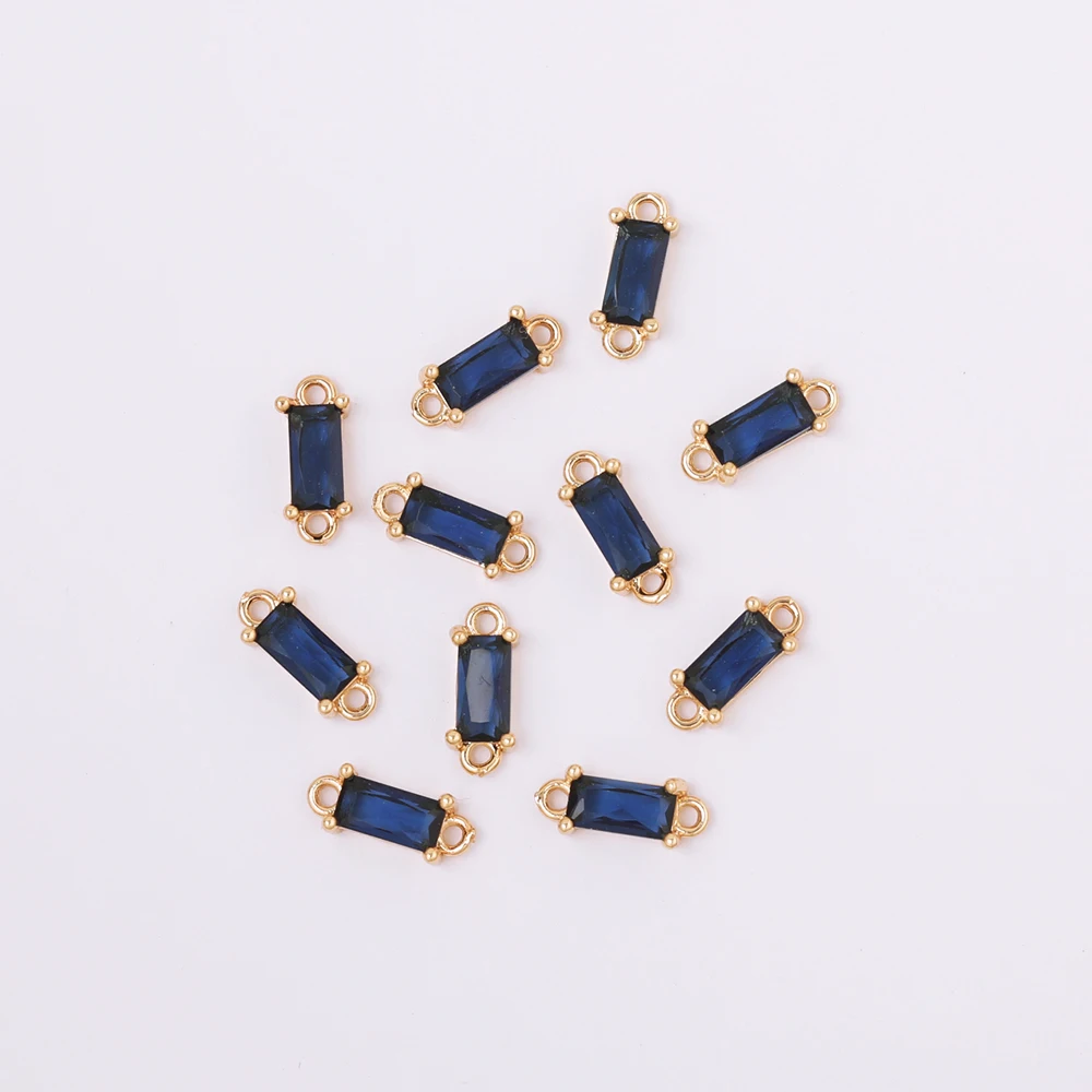 WHSOK 100Pcs 4*10MM Jewelry Accessories/Crystal Connectors/DIY/Hand Made/CZ Charms/Rectangle Shape/Jewelry Finding Components
WHSOK 100Pcs 4*10MM Jewelry Accessories/Crystal Connectors/DIY/Hand Made/CZ Charms/Rectangle Shape/Jewelry Finding Components