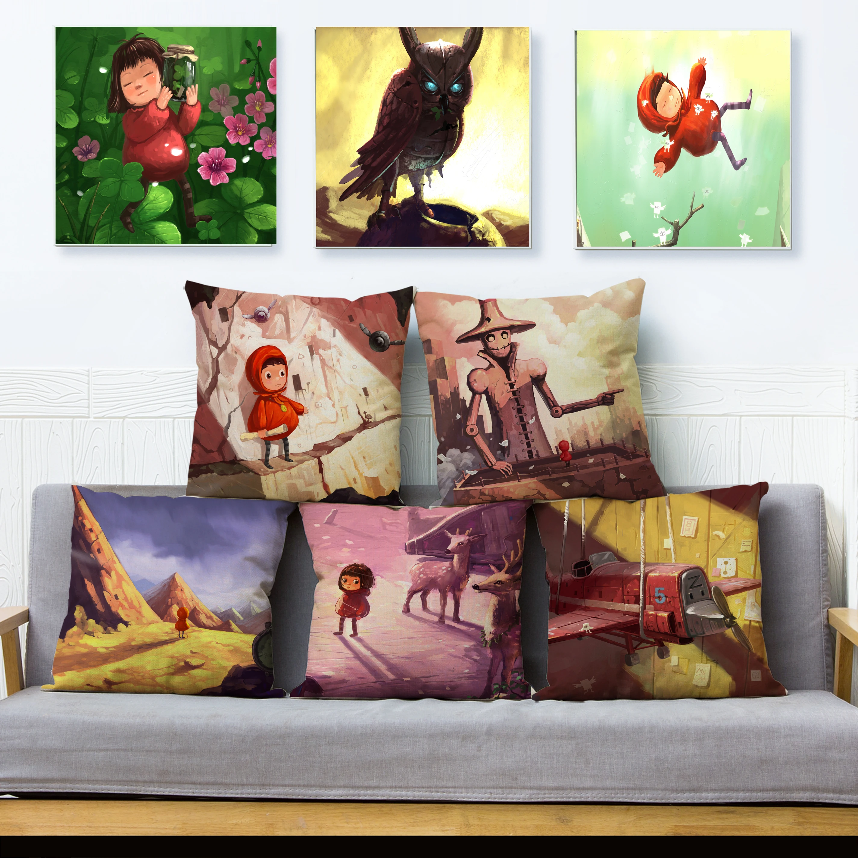Classical Fairy Comics Style Girl Print Cushion Cover Linen Pillow Covers 45*45cm Throw Pillows Cases Sofa Home
Classical Fairy Comics Style Girl Print Cushion Cover Linen Pillow Covers 45*45cm Throw Pillows Cases Sofa Home