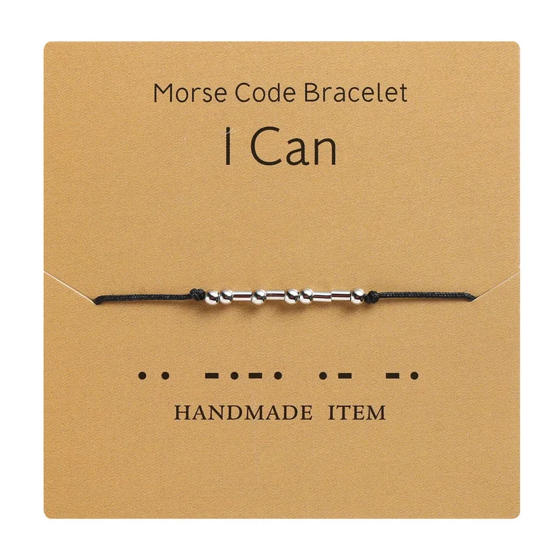 2021 Hot Morse Code Bracelets Metal Action Figures Souvenir Gift Girls Handmade Toy Model Toys Friendship Bracelet Decor Figure
2021 Hot Morse Code Bracelets Metal Action Figures Souvenir Gift Girls Handmade Toy Model Toys Friendship Bracelet Decor Figure