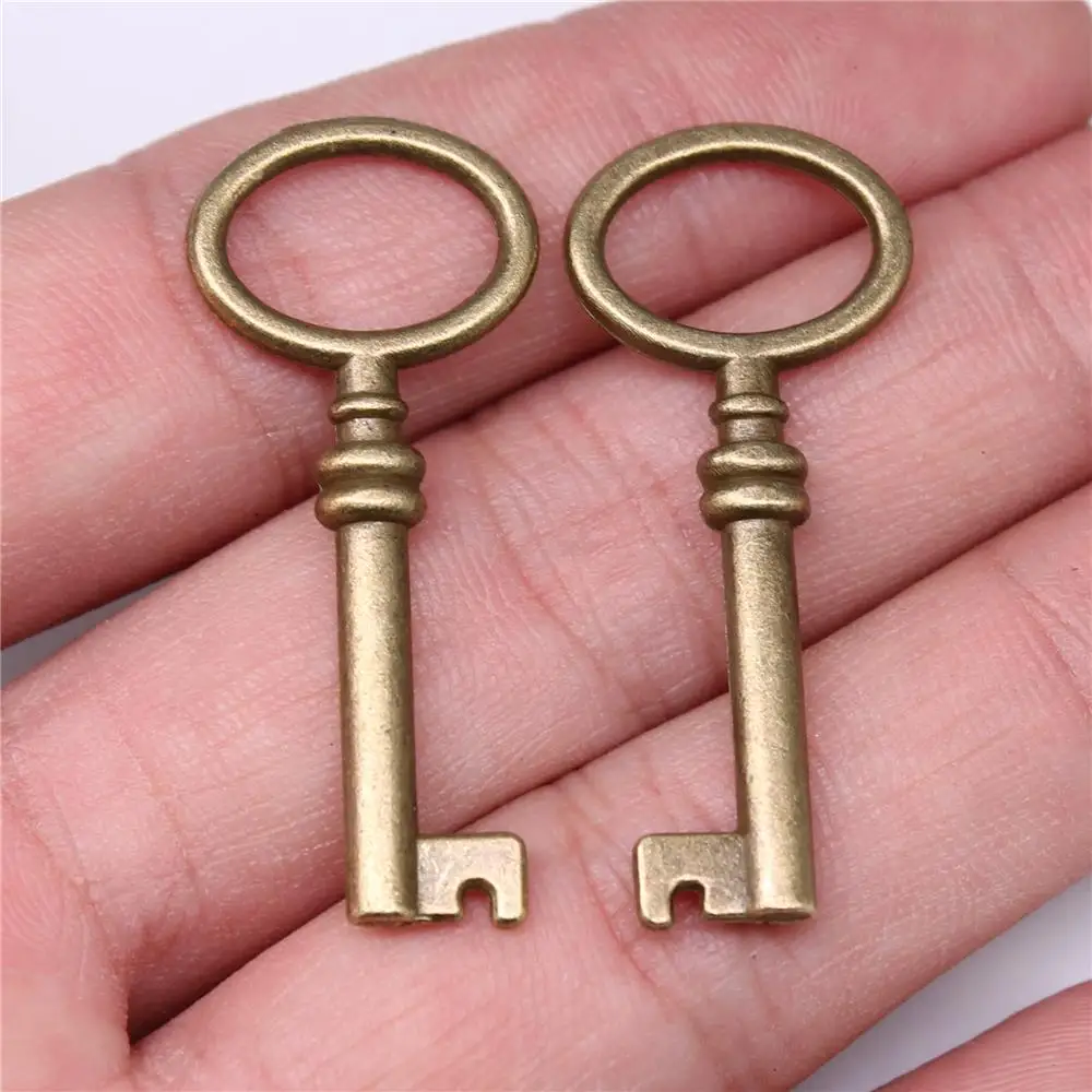 WYSIWYG 10pcs Charms 41x17mm Key Charms For Jewelry Making DIY Jewelry Findings Antique Bronze Color Alloy Charms Pendant
WYSIWYG 10pcs Charms 41x17mm Key Charms For Jewelry Making DIY Jewelry Findings Antique Bronze Color Alloy Charms Pendant