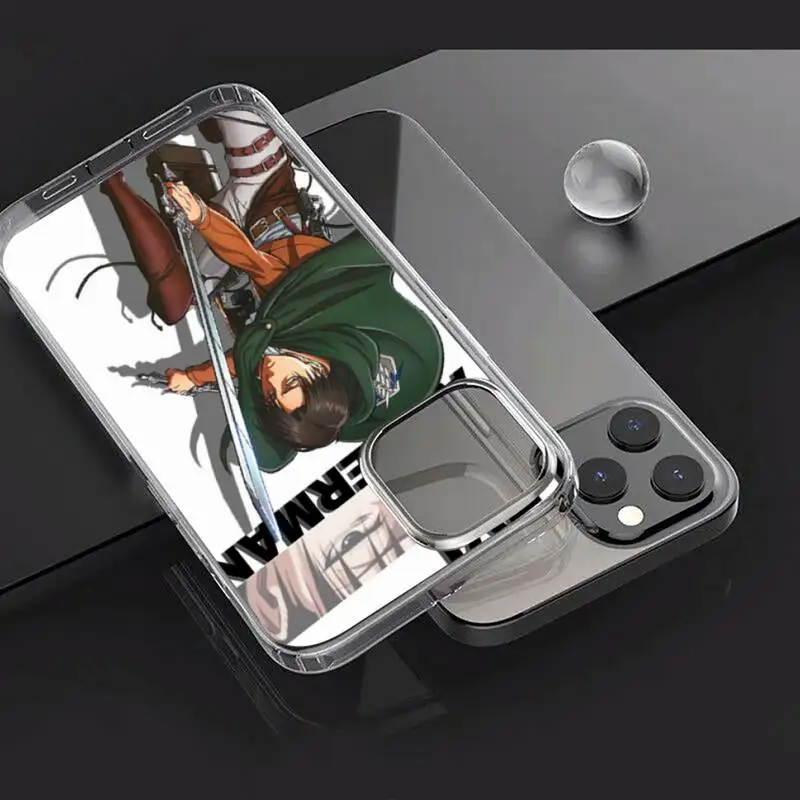Anime Attack On Titan Levi Ackerman Phone Case Transparent for iPhone Samsung A S 11 12 6 7 8 9 30 Pro X Max XR Plus lite
Anime Attack On Titan Levi Ackerman Phone Case Transparent for iPhone Samsung A S 11 12 6 7 8 9 30 Pro X Max XR Plus lite