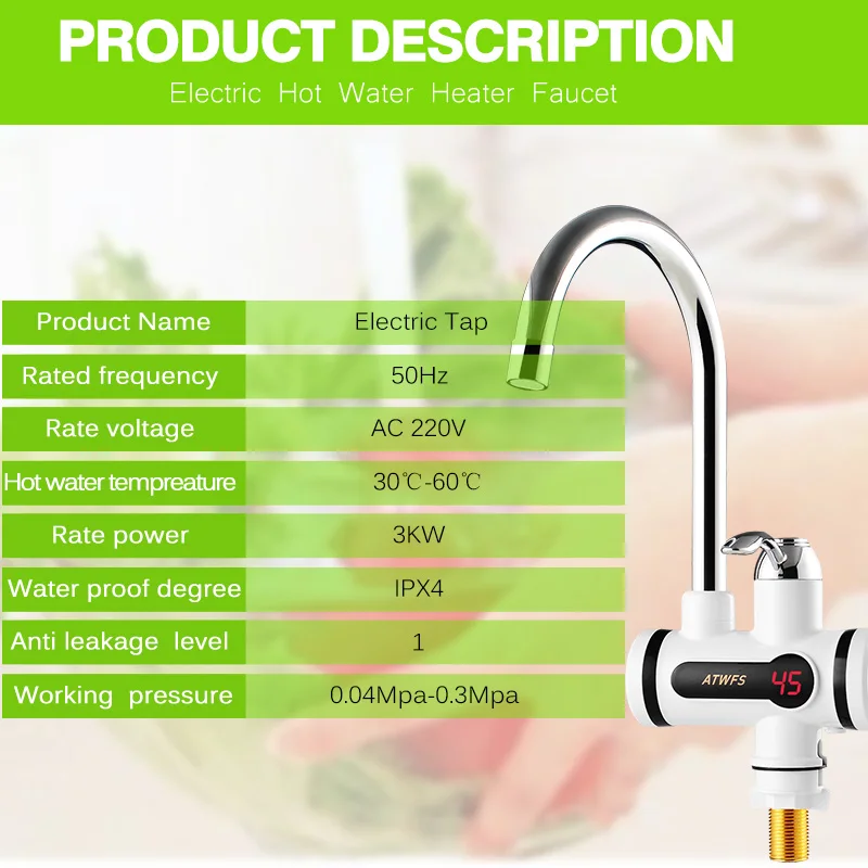 Water Heater Tap 220v Kitchen Faucet Instantaneous Water Heater Shower Instant Heaters Tankless Water Heating
Water Heater Tap 220v Kitchen Faucet Instantaneous Water Heater Shower Instant Heaters Tankless Water Heating