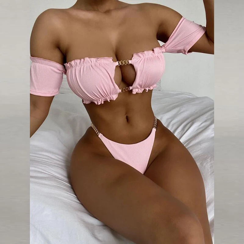 2021 Fashion Hollow Out Women Bikini Set Two Piece Strapless Solid Color Swimwear Summer Low Waist Beach Wear Swimsuit
2021 Fashion Hollow Out Women Bikini Set Two Piece Strapless Solid Color Swimwear Summer Low Waist Beach Wear Swimsuit