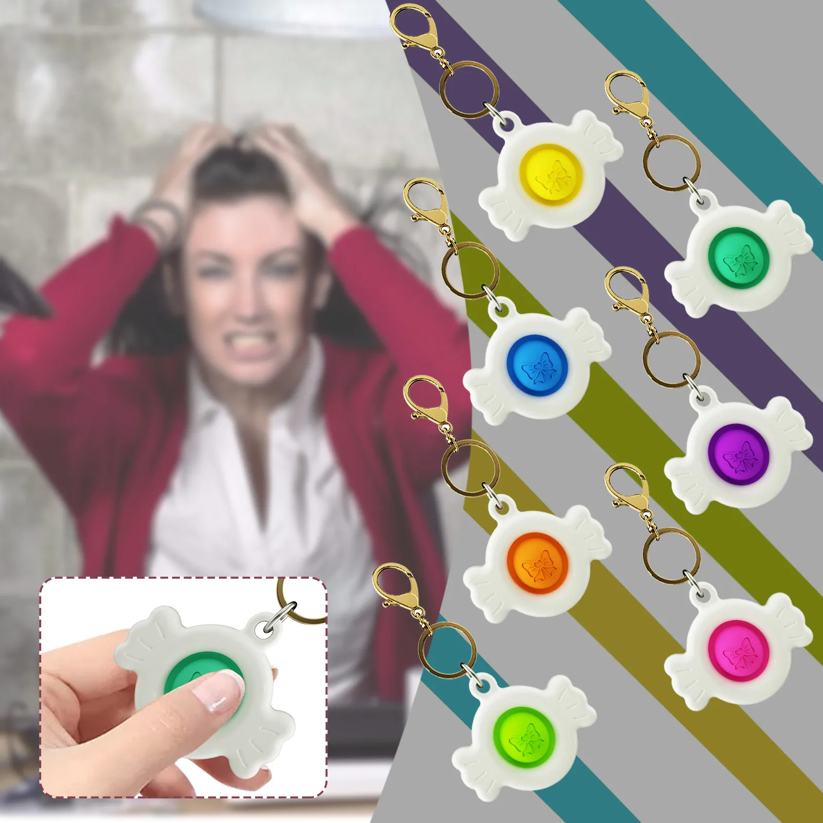 Angel Simple Dimple Toy Fidget Antistress Keychain Toy Push Stress Relief Decompression Toy Hand Fidget Toys Kids Adults Jouet
Angel Simple Dimple Toy Fidget Antistress Keychain Toy Push Stress Relief Decompression Toy Hand Fidget Toys Kids Adults Jouet