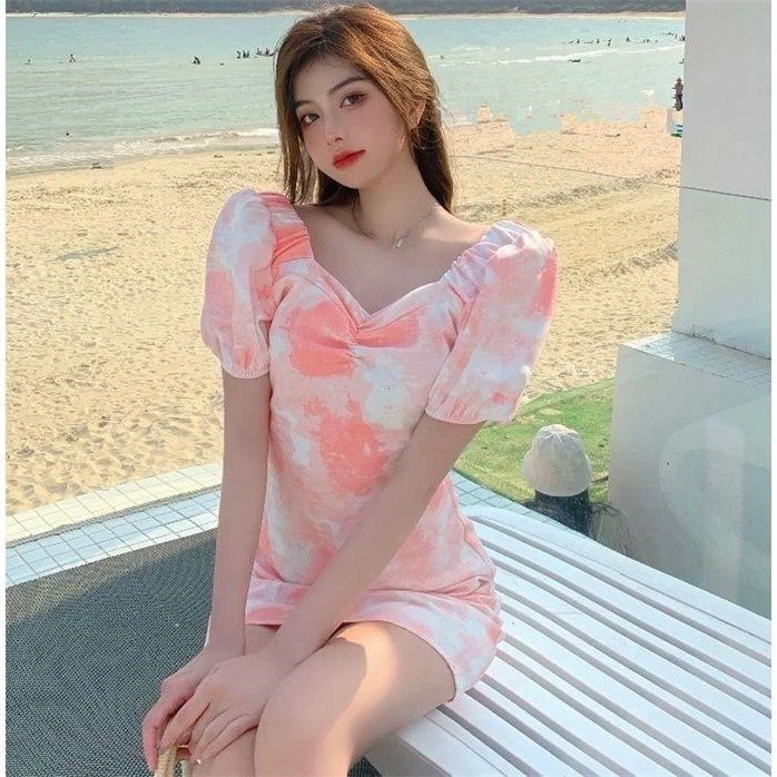 Fashionable Stylish Rendering V-neck Sexy Backless Lace up A- line Dress 2021summer Short Sleeve High Waist Dress Women's
Fashionable Stylish Rendering V-neck Sexy Backless Lace up A- line Dress 2021summer Short Sleeve High Waist Dress Women's