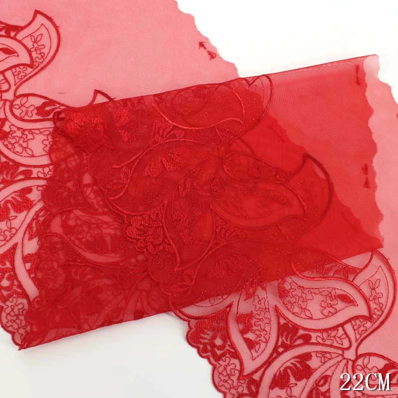 30Yards Red Embroidered Wedding Lace Trim Sewing Ribbon Guipure Lace Fabric Knitting Lace Fabric Garment Accessories 22cm
30Yards Red Embroidered Wedding Lace Trim Sewing Ribbon Guipure Lace Fabric Knitting Lace Fabric Garment Accessories 22cm