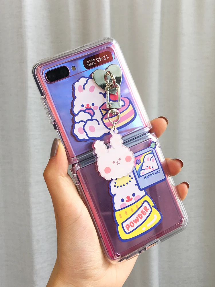 Cute Cartoon Rabbit Pattern Folding Phone Case for Samsung Galaxy Z Flip Smart Cover for Samsung F7000 F7070 Galaxy Flip
Cute Cartoon Rabbit Pattern Folding Phone Case for Samsung Galaxy Z Flip Smart Cover for Samsung F7000 F7070 Galaxy Flip