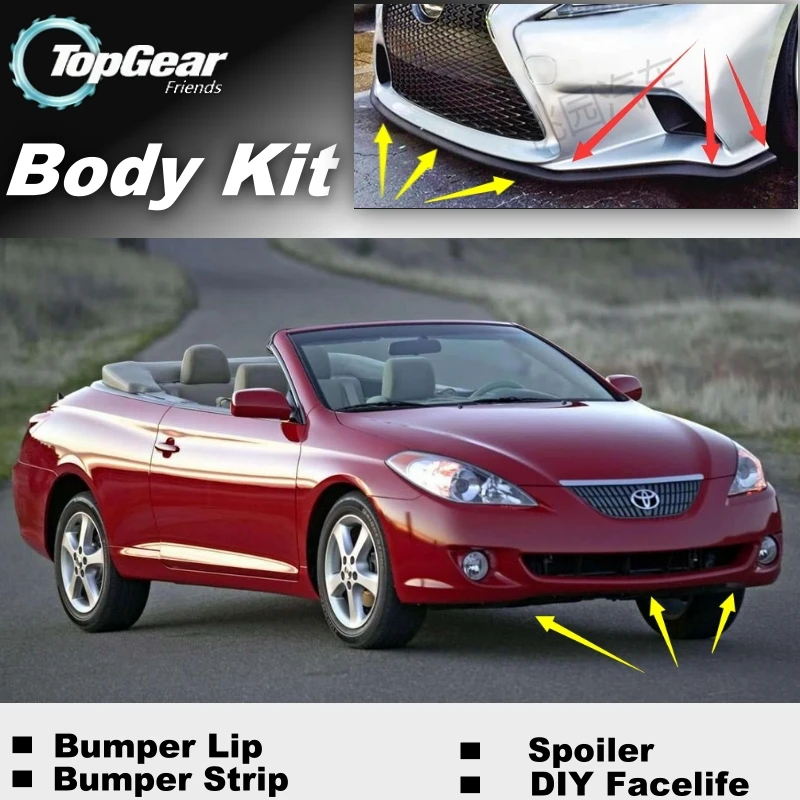 Для TOYOTA Camry Solara Mark V бампера v стиля/фанатов TOP Gear спойлер дефлектор для автомобиля