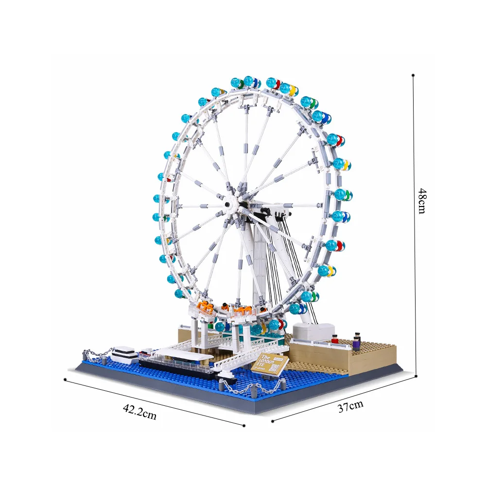 Wange 6215 City Architecture The London Eye Roller Model Coaster Building Block Brick Toys For Children Kid Boys Gift
Wange 6215 City Architecture The London Eye Roller Model Coaster Building Block Brick Toys For Children Kid Boys Gift