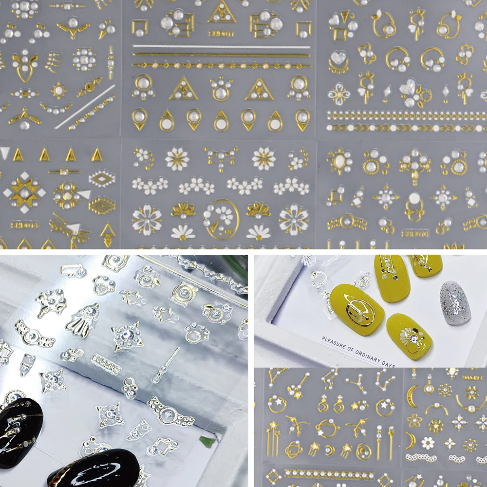 24 Pcs 3D Nail Art Stickers Self-Adhesive Decals,Stars, Flowers, Heart Theme Waterproof Nail Applique Decoration 1Set
24 Pcs 3D Nail Art Stickers Self-Adhesive Decals,Stars, Flowers, Heart Theme Waterproof Nail Applique Decoration 1Set