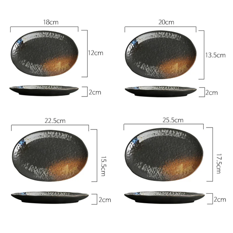 FANCITY Creative fish plates, large ceramic plates, dish plates, kitchen home flat plates, oval plates
FANCITY Creative fish plates, large ceramic plates, dish plates, kitchen home flat plates, oval plates