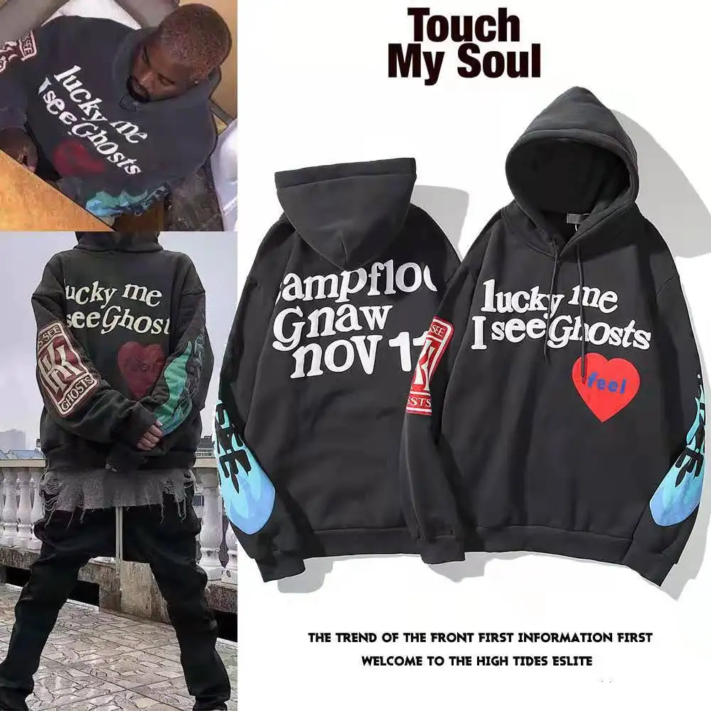 202 fashion new graffiti letter printing loose sleeve with plush thickened men's and women's casual sweater Street cool
202 fashion new graffiti letter printing loose sleeve with plush thickened men's and women's casual sweater Street cool