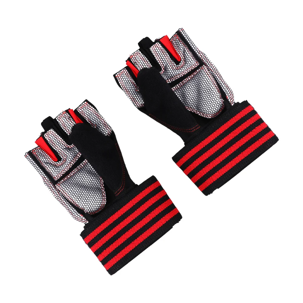 1 Pair of Outdoor Strength Training Half Finger Wrist Bracers Palm Protective Sports Equipment Elastic Hands Prote
1 Pair of Outdoor Strength Training Half Finger Wrist Bracers Palm Protective Sports Equipment Elastic Hands Prote
