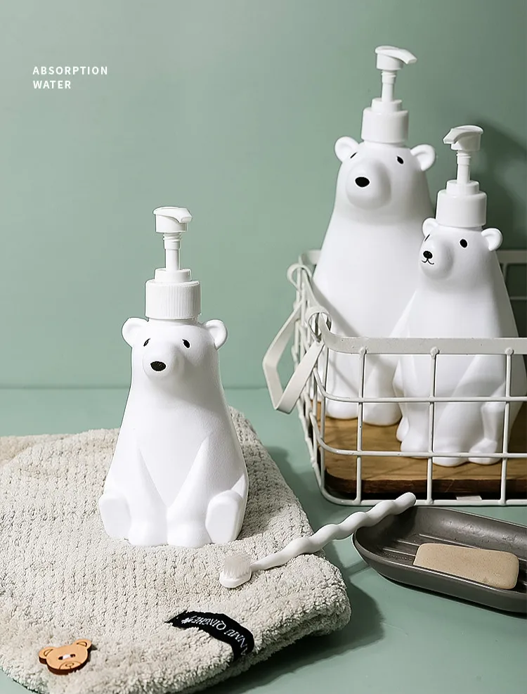 300/450/900 мл Polar Bear дозатор-гель для душа, контейнер для шампуня, Женская емкость для хранения, бытовая
300/450/900 мл Polar Bear дозатор-гель для душа, контейнер для шампуня, Женская емкость для хранения, бытовая