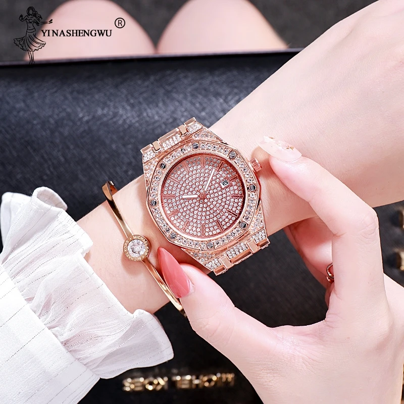Hip Hop Bling Diamond Watch Men Rose Gold Stainless Steel Mens Quartz Wrist Watches Women Waterproof Relogio Masculino Gift
Hip Hop Bling Diamond Watch Men Rose Gold Stainless Steel Mens Quartz Wrist Watches Women Waterproof Relogio Masculino Gift