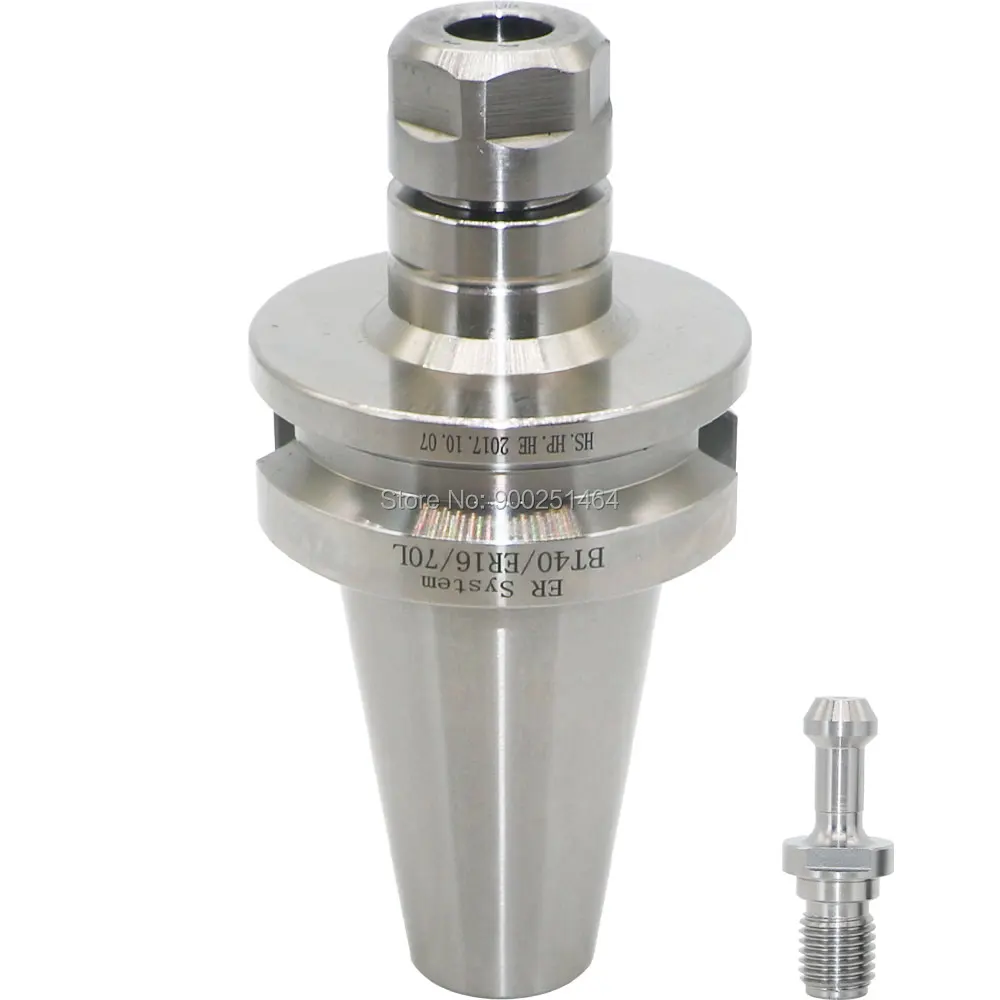 CNC Milling Machine TOOL HOLDERS.BT40 ER16 70mm,ER Collet Chuck Tool Holder,Balanced To G2.5 30000RPM,High precision 0.002.
CNC Milling Machine TOOL HOLDERS.BT40 ER16 70mm,ER Collet Chuck Tool Holder,Balanced To G2.5 30000RPM,High precision 0.002.